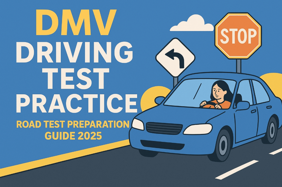 DMV Driving Test Practice - Road Test Preparation Guide 2025