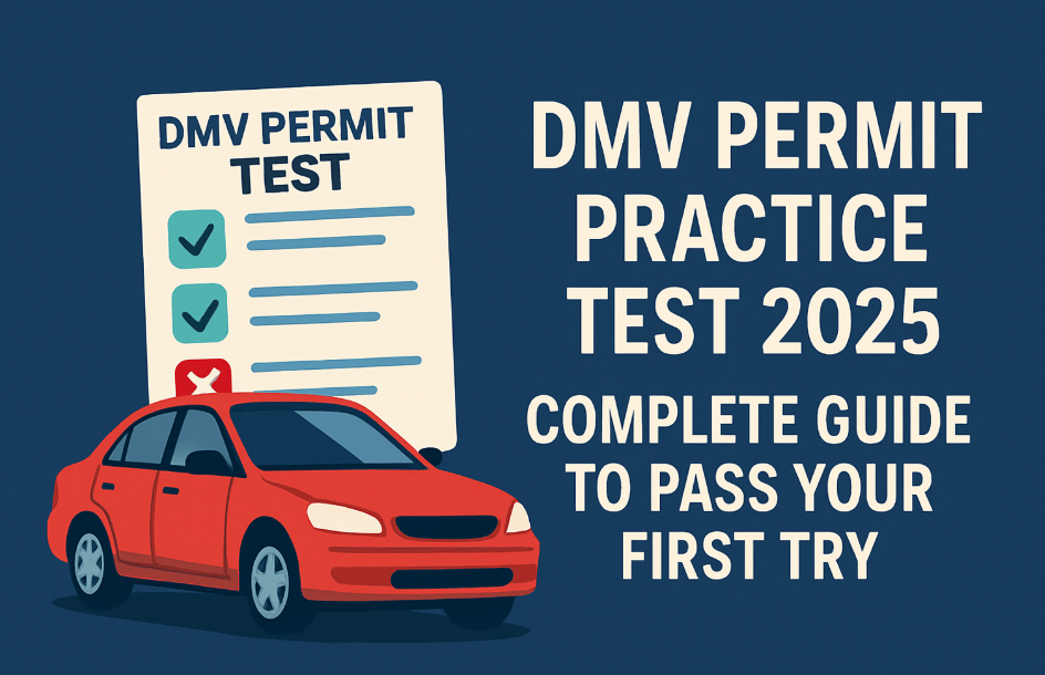 DMV Permit Practice Test 2025 - Complete Guide to Pass Your First Try
